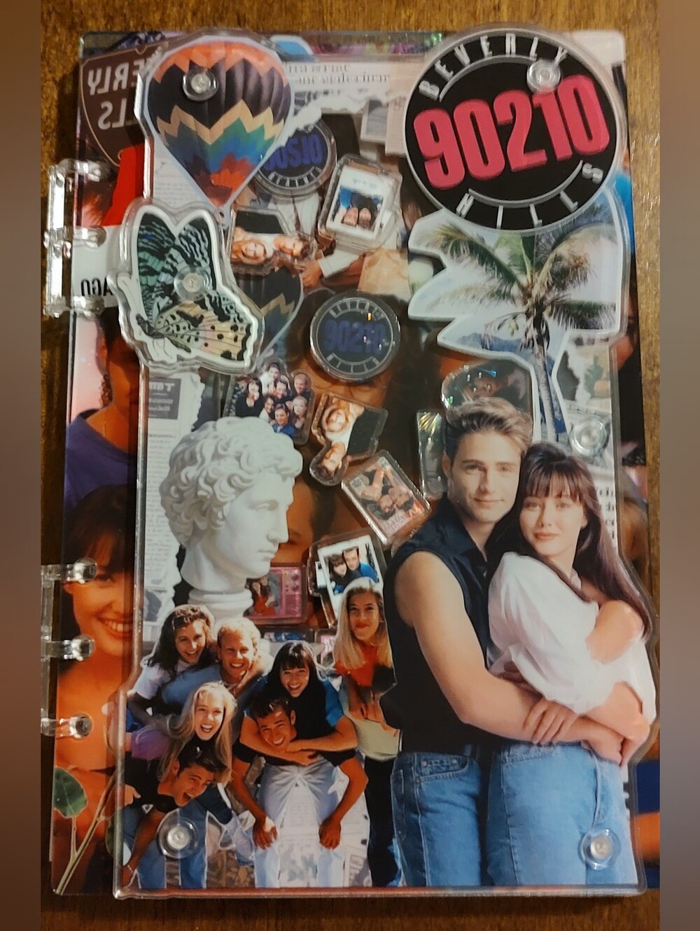 New! Beverly Hills 90210 Shaker Notebook With Paper